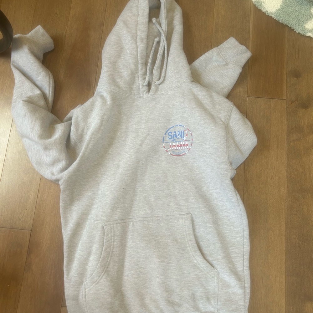 Sand Jann hoodie local beach town shop